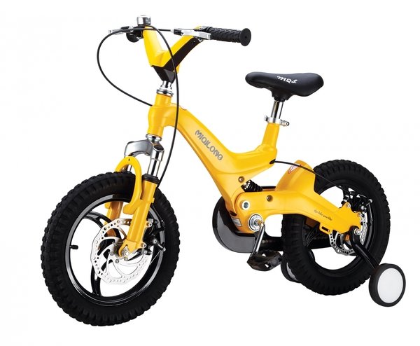 Акція на Детский велосипед Miqilong 16" JZB Yellow (MQL-JZB16-Yellow) від MOYO