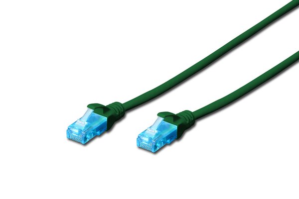 

Патч-корд DIGITUS CCA CAT 5e UTP, 0.5м, AWG 26/7, PVC, зеленый