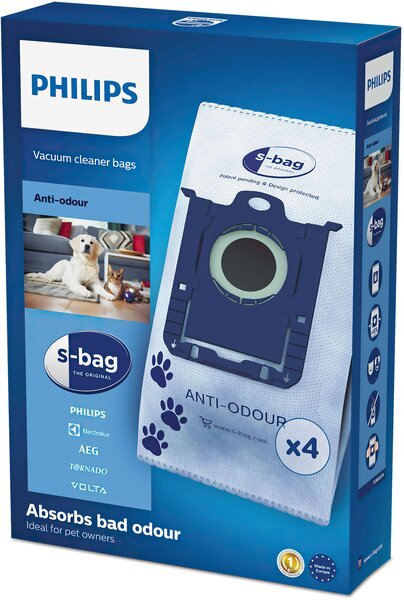 

Сменный синтетический мешок-пылесборник Anti-Odeur S-bag Philips FC8023/04