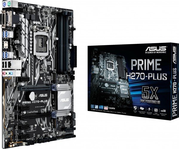 

Материнcкая плата ASUS PRIME H270 PLUS/CSM/C/SI