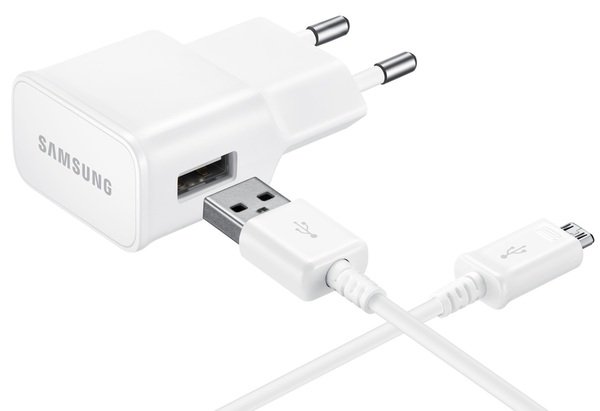 

Сетевое зарядное устройство Samsung EP-TA12 Fast Charger + microUSB Cable White