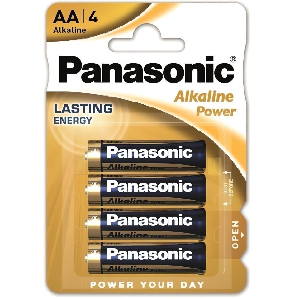 Батарейка Panasonic LR06 Alkaline Power * 4 (LR6REB / 4BPR) (1166553)