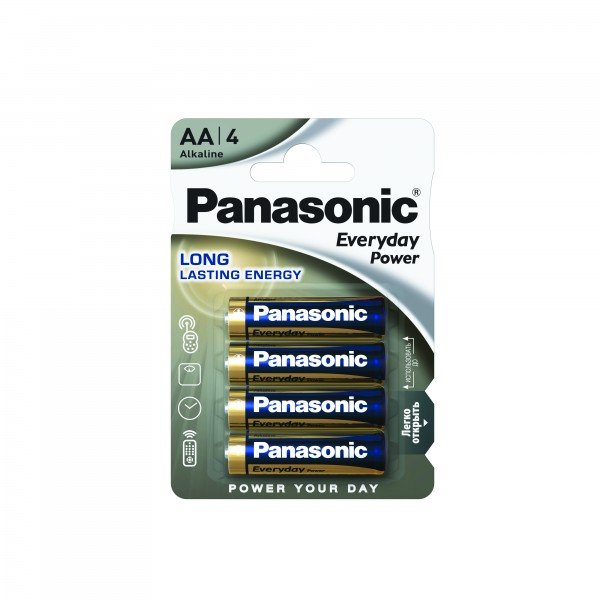 Акция на Батарейка Panasonic Everyday Power AA Alkaline 4 шт (LR6REE/4BR) от MOYO
