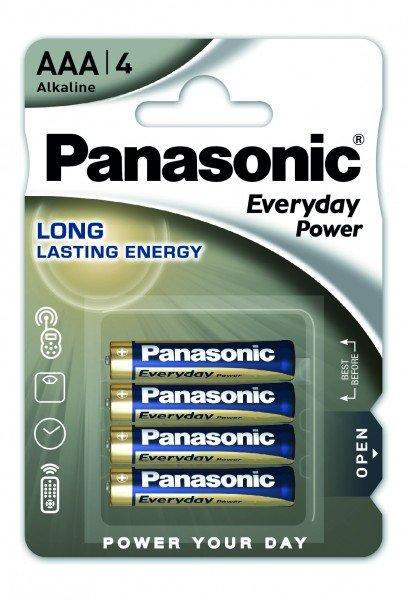 

Батарейка Panasonic Everyday Power AAA Alkaline 4 шт (LR03REE/4BR)