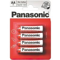 Батарейка Panasonic Red Zinc AA Zinc-Carbon 4 шт (R6REL/4BPR)