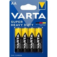 Батарейка VARTA SUPERLIFE вугільна-цинкова AA BLI 4 блістер, 4 шт. (2006101414)