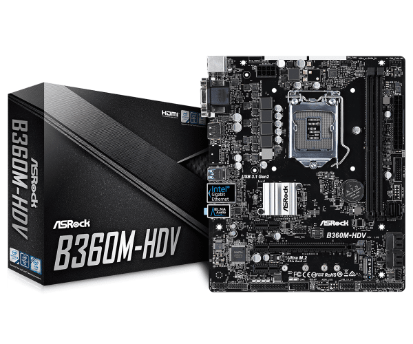 

Материнская плата ASRock B360M-HDV