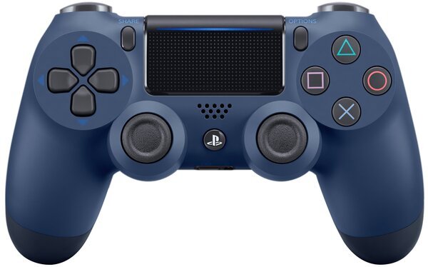 Акція на Беспроводной геймпад Dualshock 4 V2 Midnight Blue для PS4 (9874768) від MOYO