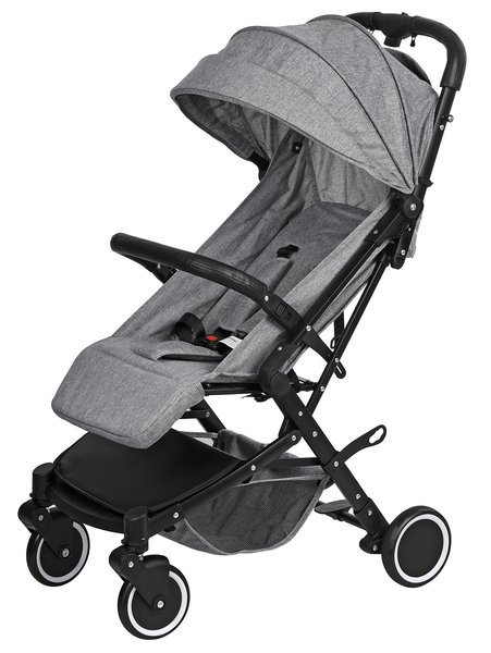 

Прогулочная коляска Miqilong DG712 серая (DG712GR/BLK)