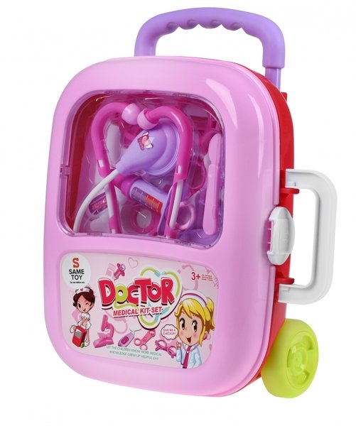 

Игровой набор Same Toy Доктор в чемодане розовый (7774BUt)