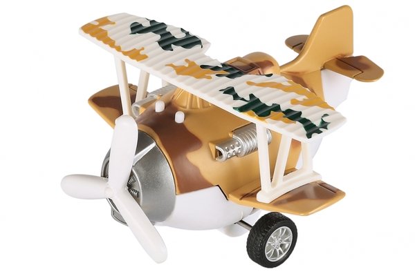 Акція на Самолет металический инерционный Same Toy Aircraft коричневый со светом и музыкой (SY8015Ut-3) від MOYO