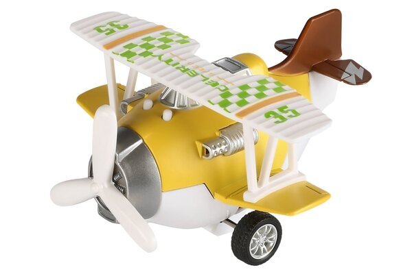  Літак металевий інерційний Same Toy Aircraft жовтий (SY8016AUt-1) 
