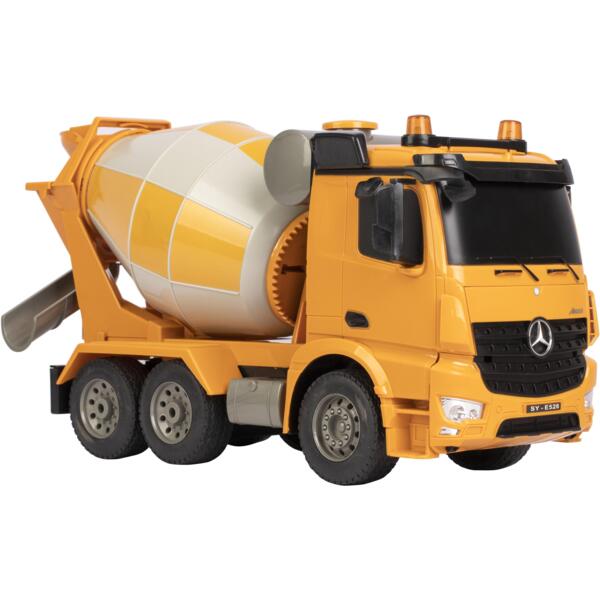 

Машинка на р/у Same Toy Бетономешалка желтая Mercedes-Benz 1:20 (E528-003)