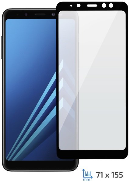 

Стекло 2E для Galaxy A8+ 2018 (A730) 2.5D Black Border