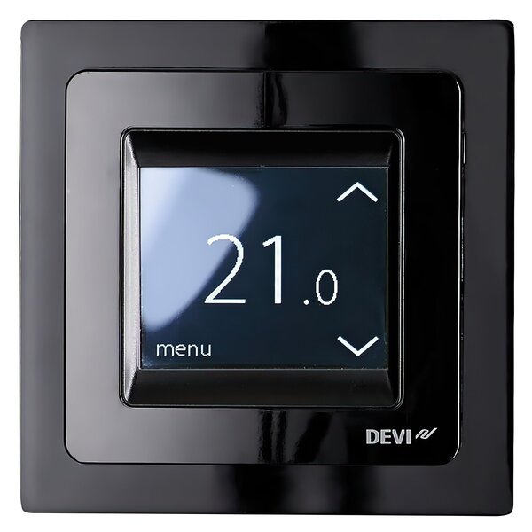 Терморегулятор сенсорный DEVI Devireg Touch Black