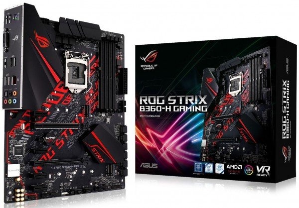 

Материнcкая плата ASUS STRIX B360-H GAMING