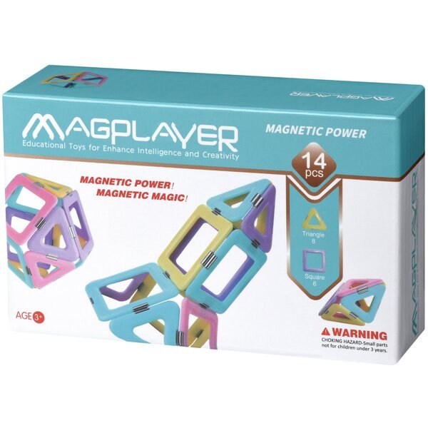 

Конструктор Magplayer магнитный набор 14 эл. (MPH2-14)