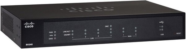 

Маршрутизатор Cisco RV340 Dual WAN Gigabit VPN Router (RV340-K9-G5)