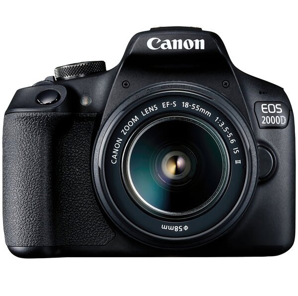 Акція на Фотоаппарат CANON EOS 2000D 18-55 IS II (2728C008) від MOYO