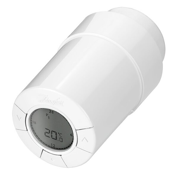 

Электронный радиаторный термостат Danfoss Living Connect, для Danfoss Link, 2 x AA, 3V, белый (014G0002)