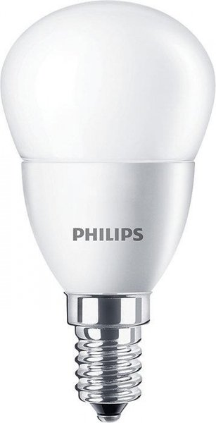 

Лампа светодиодная Philips LED Lustre ND E14 5.5-40W 230V 4000K P45 CL CorePro