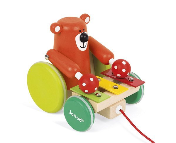 

Игрушка-каталка Janod Мишка с ксилофоном (J08193)