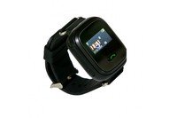 Детские часы-телефон с GPS трекером GOGPS ME K11 черный (K11BK)