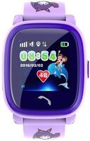 Детские часы-телефон с GPS трекером GOGPS ME K25 пурпурный (K25PR)