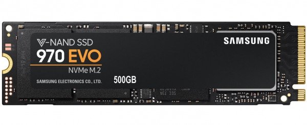 

SSD накопитель SAMSUNG 970 EVO 500GB M.2 PCIe NVMe (MZ-V7E500BW)