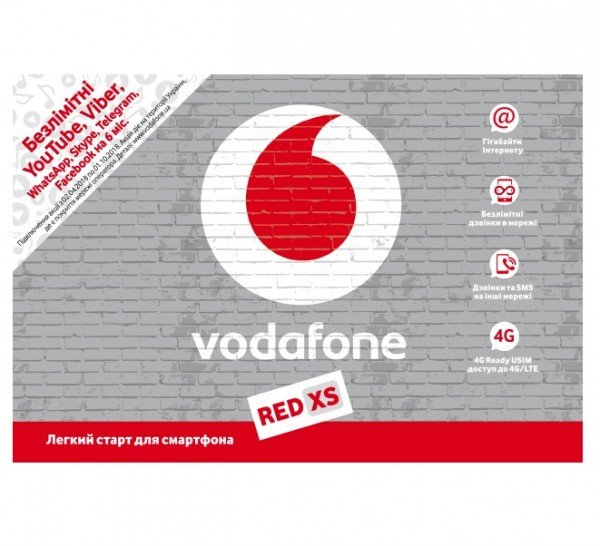 

СП Vodafone Red Extra XS2