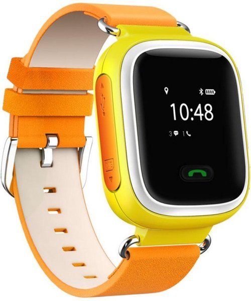 

Детские часы-телефон с GPS трекером GOGPS ME K10 желтые (K10YL)