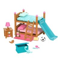  Ігровий набір LIL WOODZEEZ Двох'ярусне ліжко для дитячої кімнати (6169Z) 