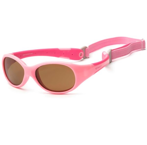 Акція на Детские солнцезащитные очки Koolsun Flex розовые (Размер 0+) (KS-FLPS000) від MOYO
