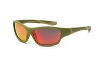 Дитячі сонцезахисні окуляри Koolsun Sport хакі (Розмір 6+) (KS-SPOLBR006)