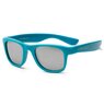 Детские солнцезащитные очки Koolsun Wawe голубые (Размер 1+) (KS-WACB001) фото 