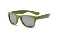 Детские солнцезащитные очки Koolsun Wawe хаки (Размер 1+) (KS-WAOB001)