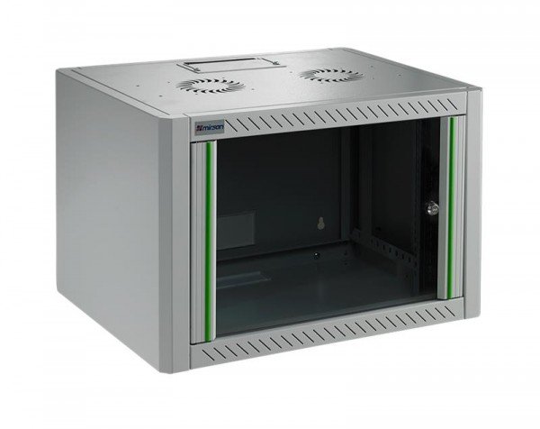 

Шкаф MIRSAN ECO 19" 12U 600x450, RAL 7035 (MR.WTE12U45.02)