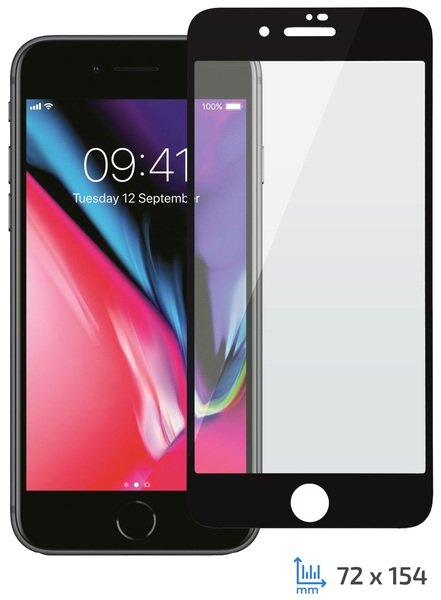 

Стекло 2E iPhone Plus 7/8 2.5D black color border/Full glue