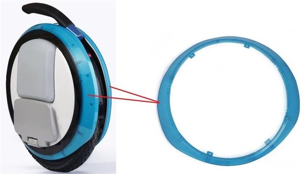 

Декоративная прозрачная накладка для моноколес Ninebot by Segway ONE E + Blue (10.01.2013.07)