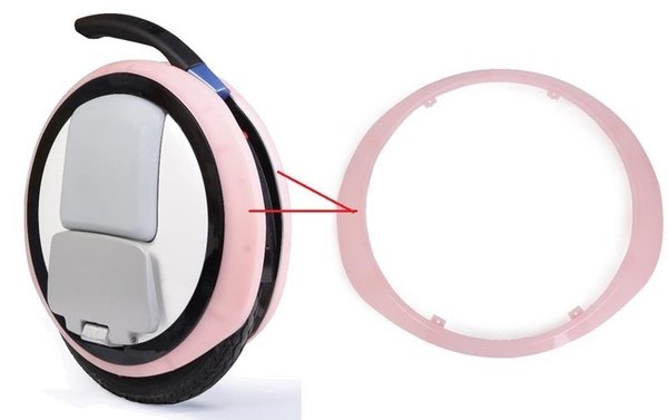 

Декоративная прозрачная накладка для моноколес Ninebot by Segway ONE E + Pink (10.01.2014.00)