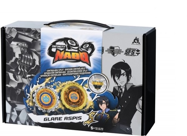 

Волчок Auldey Infinity Nado Крэк Glare Aspis-s Ослепительный Щит (YW624704)