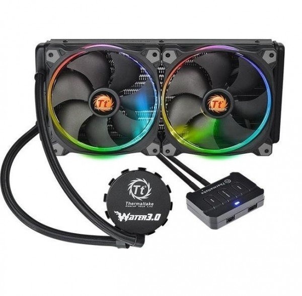 

Водяная система охлаждения Thermaltake Water 3.0 Riing RGB 280 (CL-W138-PL14SW-A )
