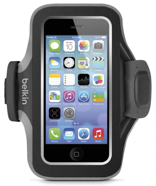

Чехол Belkin для iPhone 5 Slim-Fit Armband black-grey