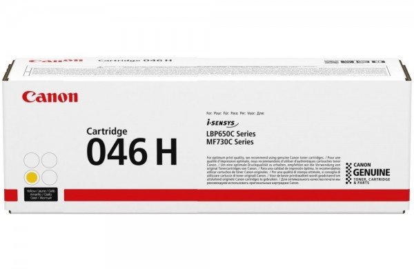 

Картридж лазерный Canon 046H LBP650/MF730 series Yellow,1251C002 (1251C002)