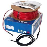  Тепла підлога DEVI Flex двожильний нагрівальний кабель 18T, 1005 Вт, 230V, 54м (140F1410) 