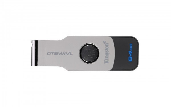 Акція на Накопитель USB 3.1 KINGSTON Swivl 64GB (DTSWIVL/64GB) від MOYO