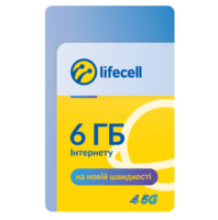 Ваучер lifecell 6GB Iнтернет L