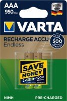 Аккумулятор VARTA RECHARGEABLE ACCU ENDLESS AAA 950mAh BLI 2 NI-MH (56683101402)