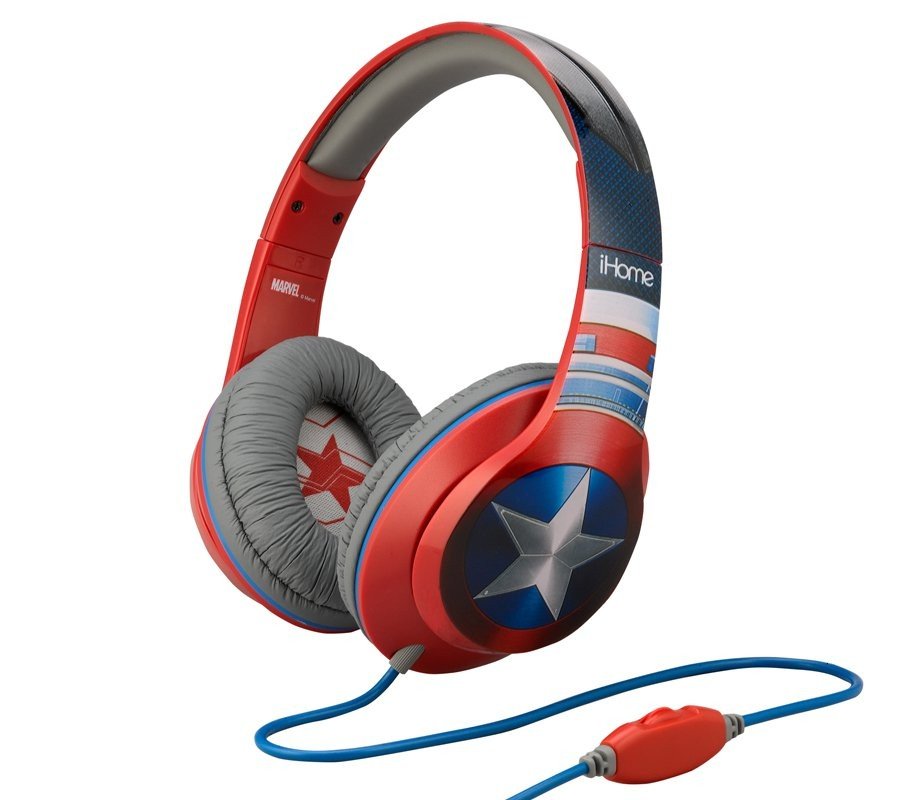 

Наушники eKids/iHome MARVEL Captain America Mic