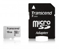 Карта пам'яті Transcend microSDHC 16GB Class 10 UHS-I R95/W45MB/s + SD-адаптер